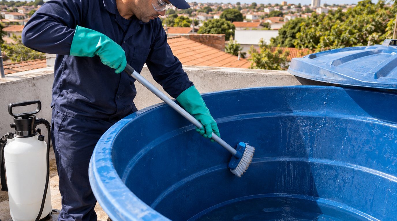 Higienização e Desinfecção da Caixa d'Água em Brasília‑DF