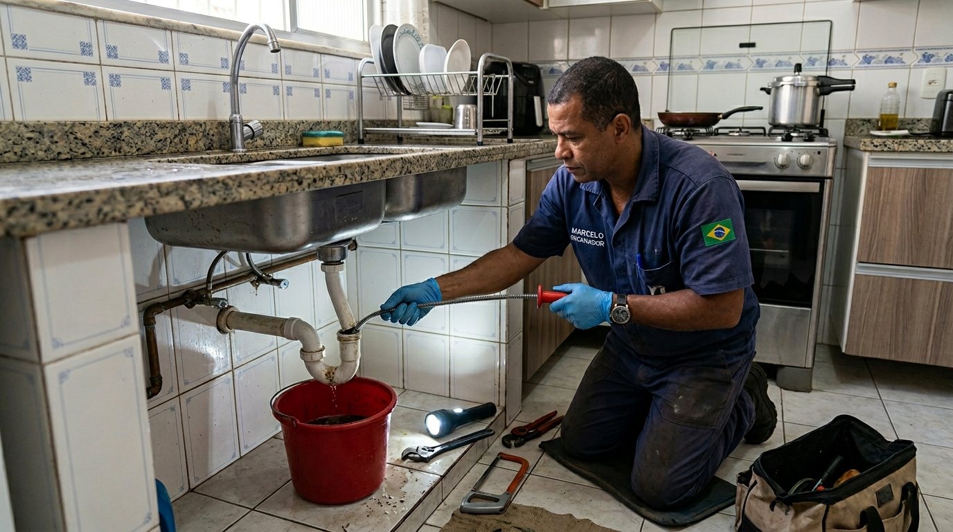 Ligação da Pia da Cozinha em Brasília‑DF